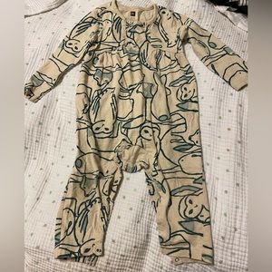 Tea Collection fox/owl 18-24 month romper